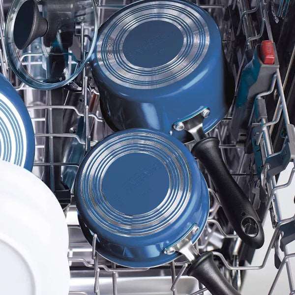 12pc Nonstick Aluminum Cookware Set with Prestige Tools Doba